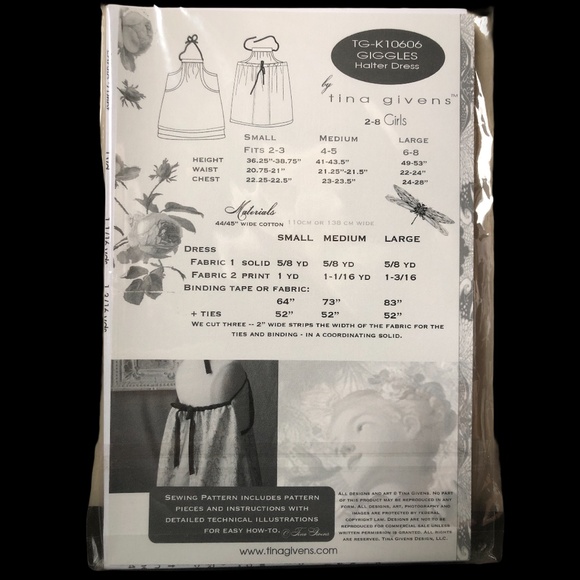 NEW Pattern Tina Givens Halter Dress - Picture 2 of 3